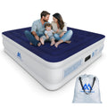 Air Mattress Queen with Built in Pump 18 Luxury Comfort Raised Inflatable Mattress Upgraded 3Min Fast Blow Up Mattress with Dual Air Chamber Durable Air Bed for Home Guests & Camping 660lbs Max