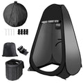 Petgin Portable Outdoor Camping Toilet Kit for AdultsPop Up Privacy Tent Camping Folding Toilet 30 Toilet Bags Washable Foldable for Travel RV Car Beach Hiking-Black