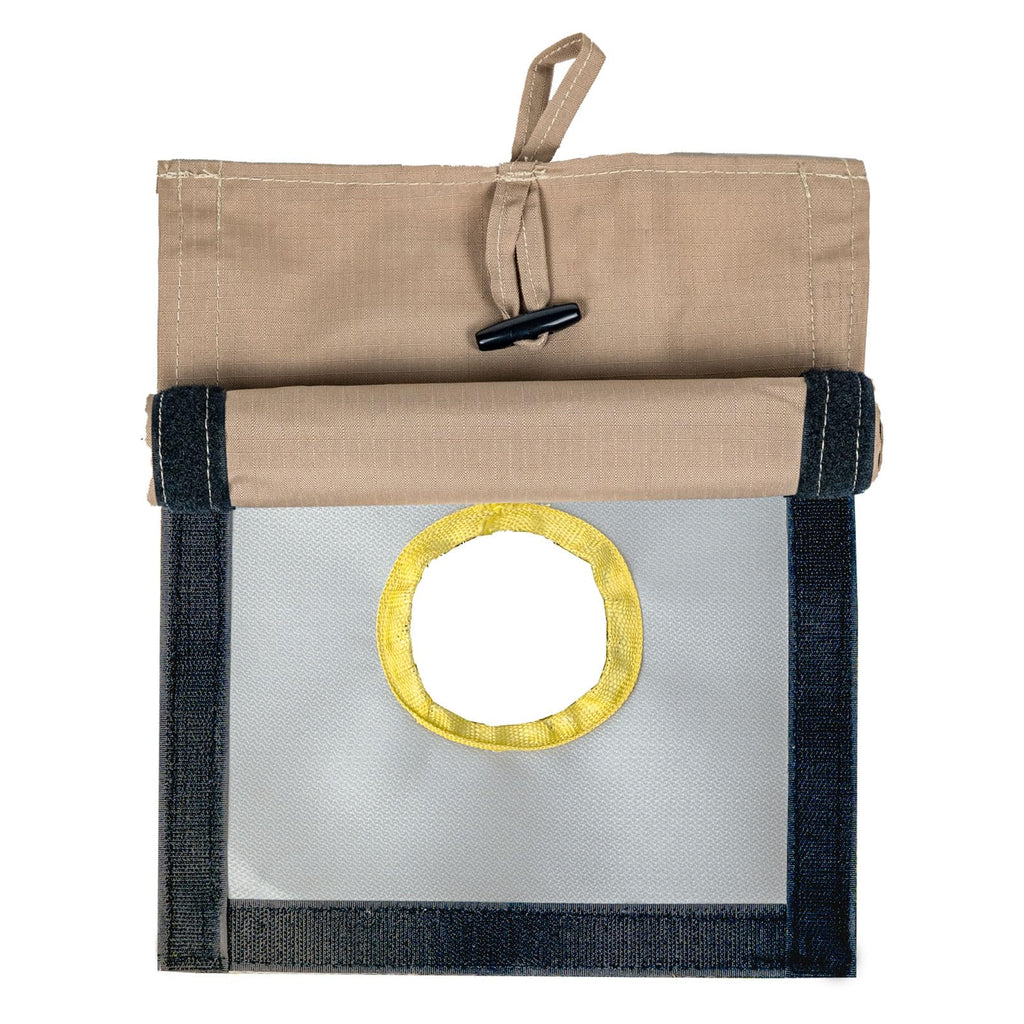 Stove Jack Kit for Tent Stove Jack with Rain Flap 2.7"/3.9" /DIY Fire Resistant Hole High Temperature Resistance for Canvas Tent Bell Tent Camping (Dia. 2.7" Hole (Khaki))