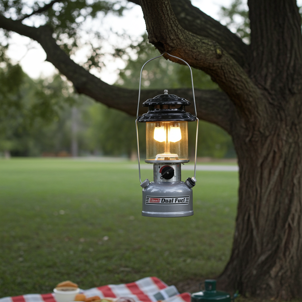 Coleman Premium Dual Fuel Lantern with Carry Case - The Ideal Portable Lantern for Outdoor Adventure