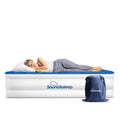 SoundAsleep Dream Series Luxury Air Mattress with ComfortCoil Technology & Built-in High Capacity Pump for Home & Camping- Double Height Adjustable Inflatable Blow Up Portable - Queen Size