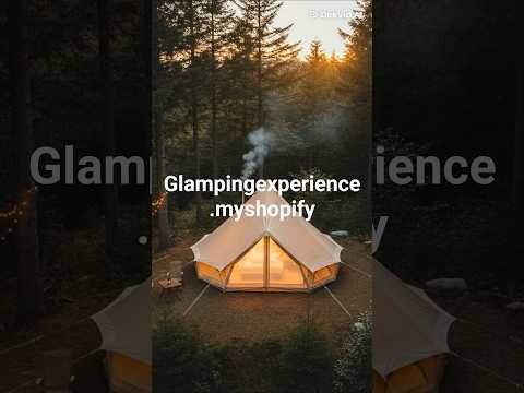 Smore Bello300 4 Season Glamping Tent Windproof Camping Tent Hot Tent with Stove Jack Ideal for Family Glamping Hiking